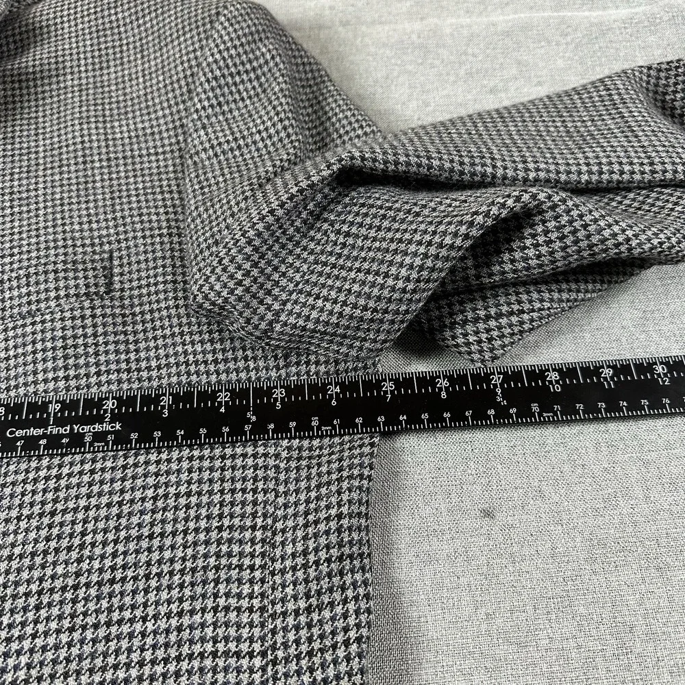 Lauren By Ralf Lauren Men's Houndstooth Pattern Wool Blazer Size 48L‎